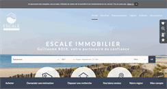 Desktop Screenshot of escale-immobilier.com